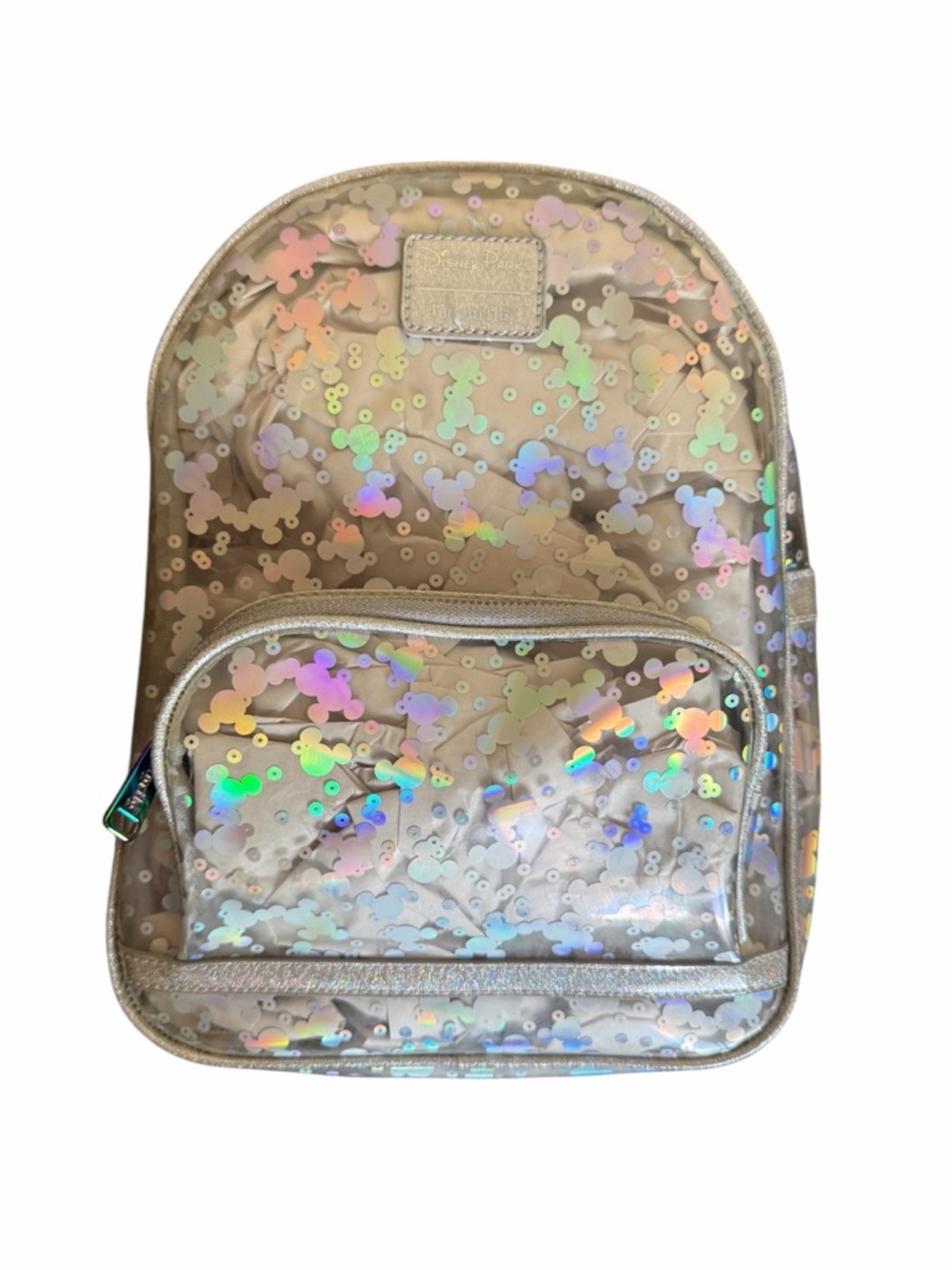 Holographic Sequin Backpack - Iridescent